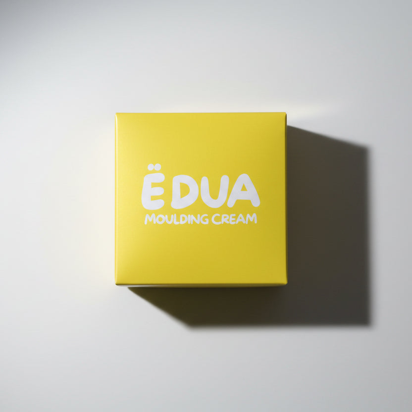 Yellow box of EDUA Moulding Cream
